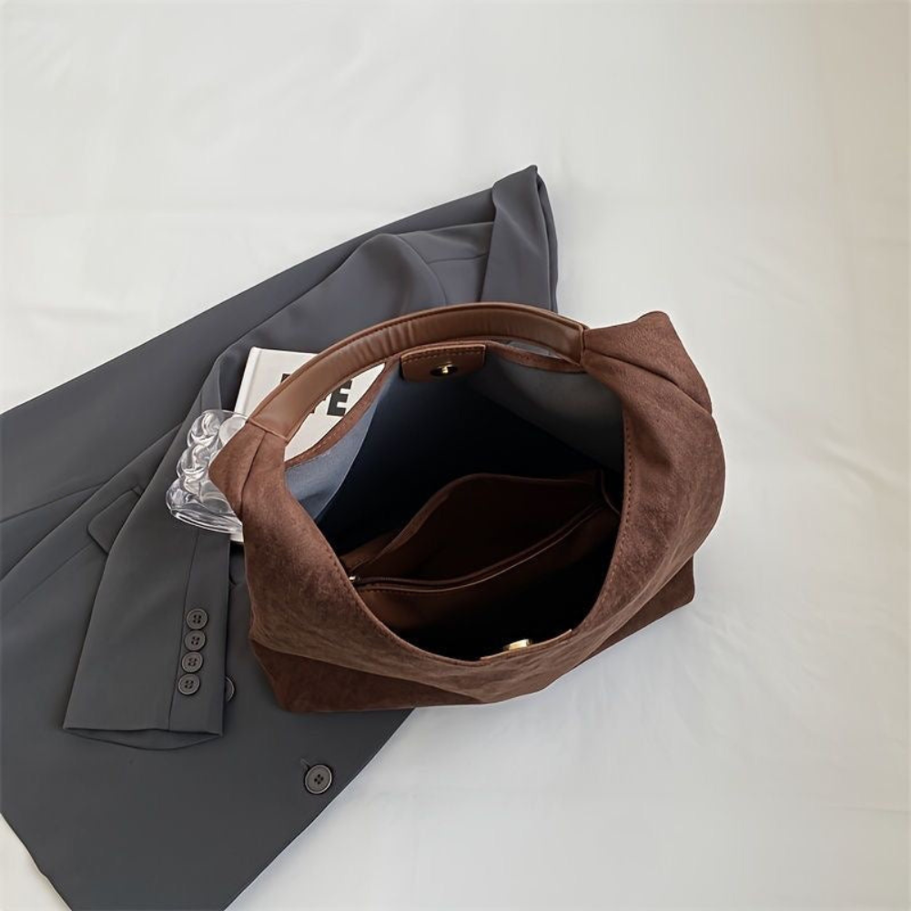 WW | Damen Wildleder Tote Bag Stilvolle Frauentasche