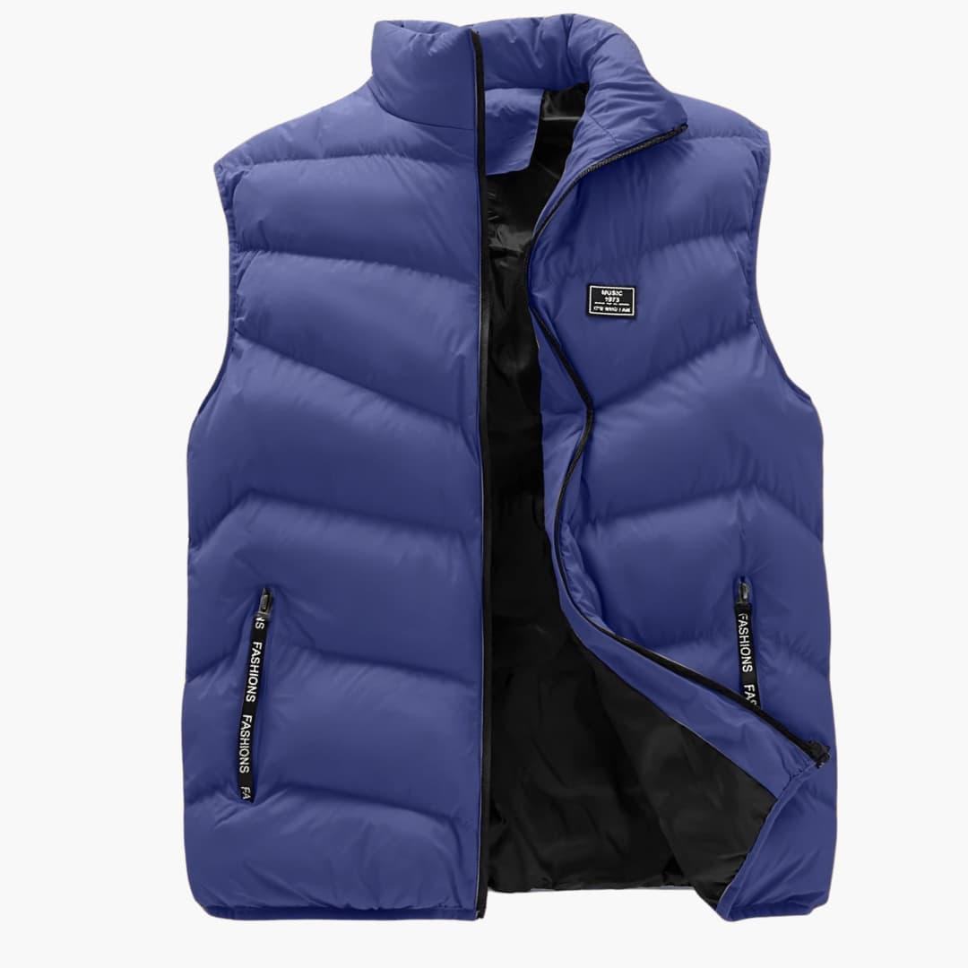 WW | Informal Zip-Up Vest for Men