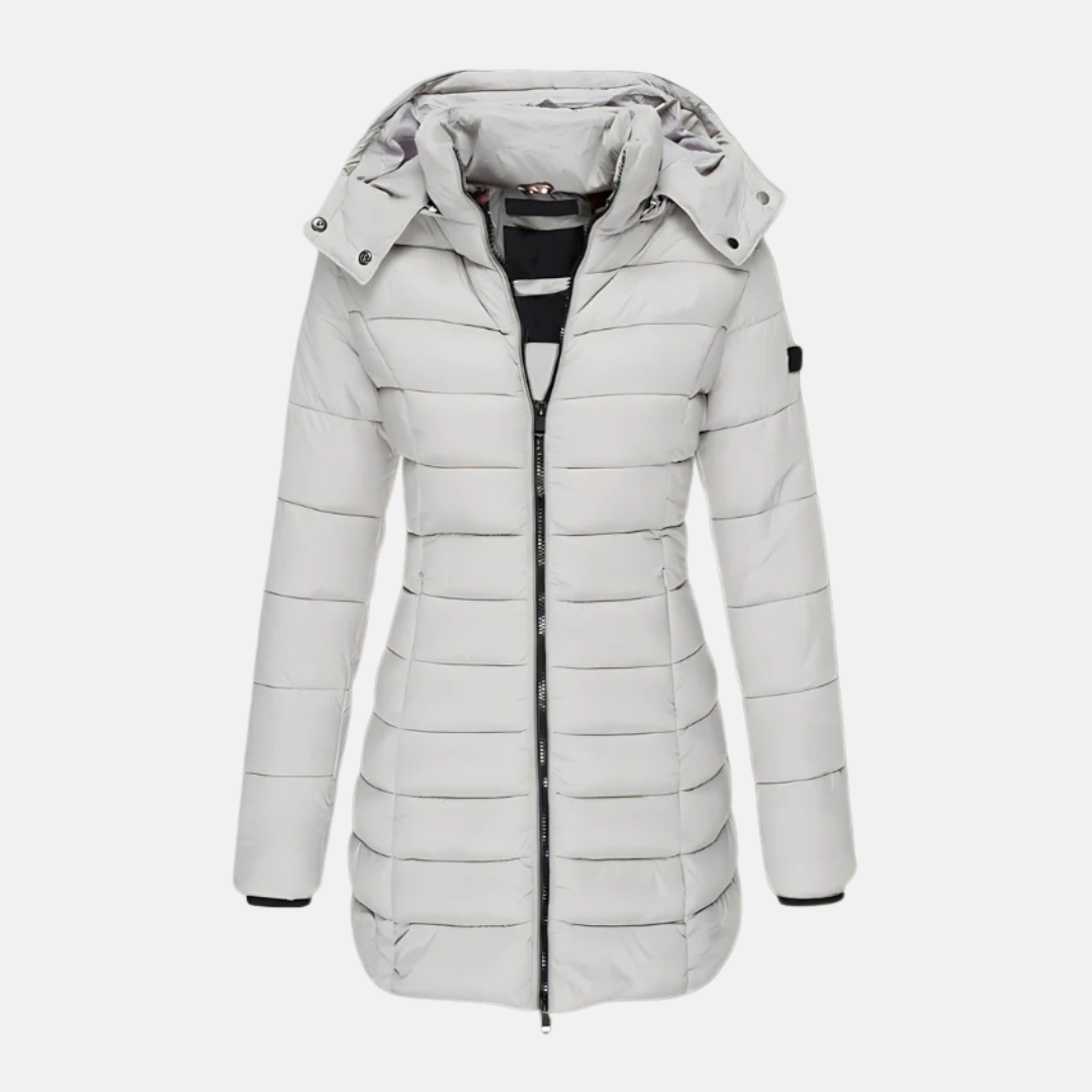 WW | Pufferjacke Slim Fit Gepolstert und Isoliert mit Kapuze und Gerippten Bündchen