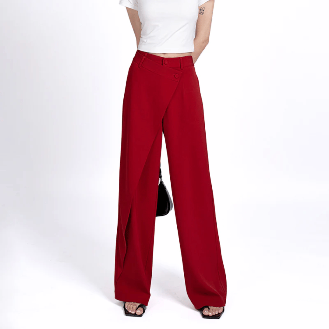 WW | Weitbeinige Hosen - Asymmetrische & Luxuriöse Weitbeinige von Isabella Vionnet