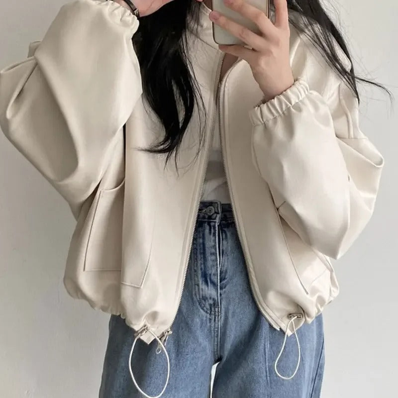 WW | Personalized Hip-Hop PU Leather Jacket