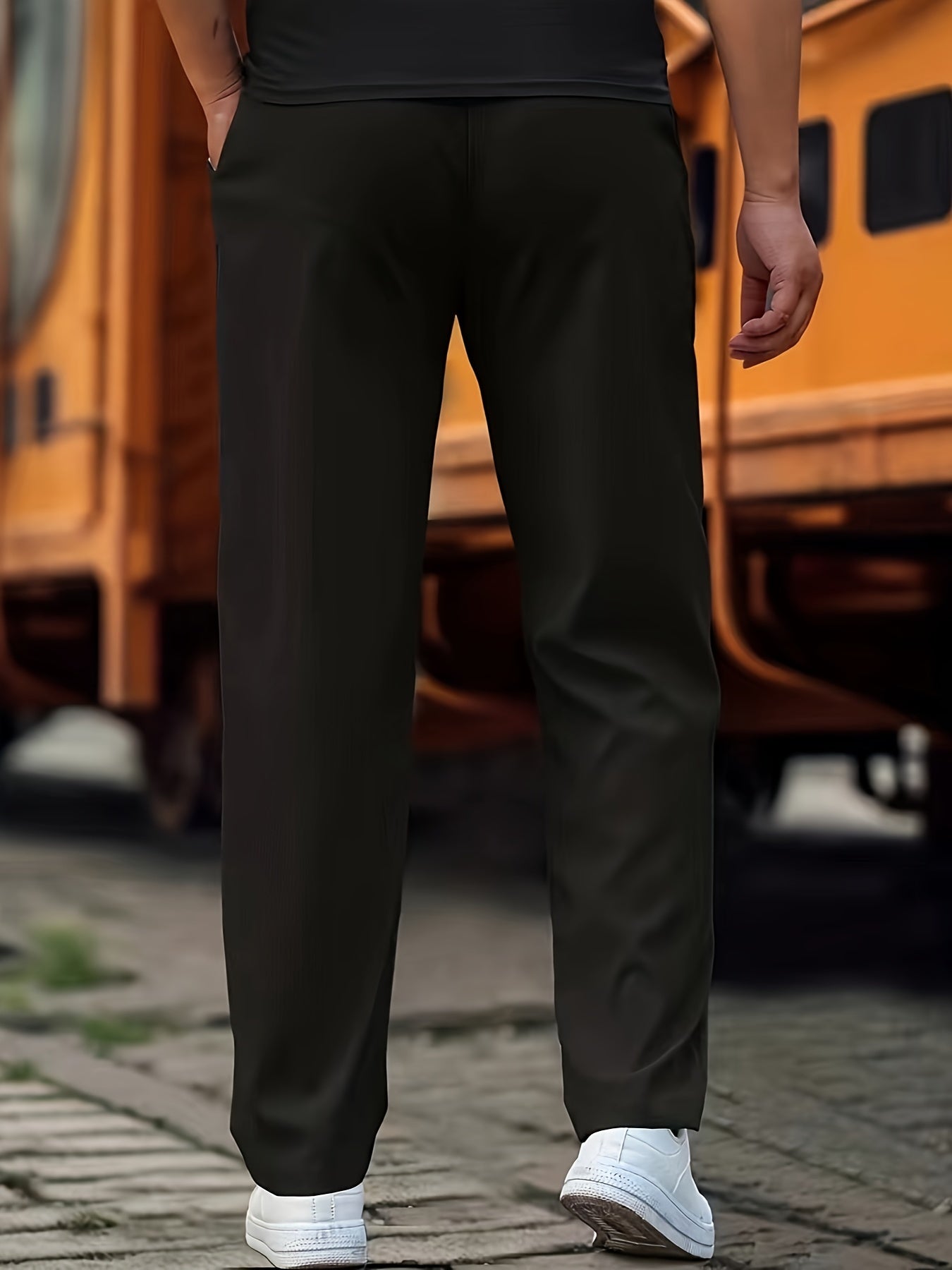 WW | Stilvolle Kordelzug Athletische Hosen Mit Taschen Für Herren