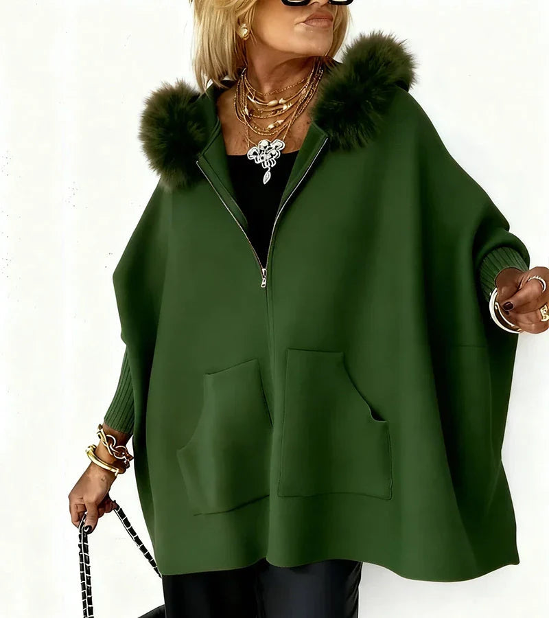WW | Casual Hooded Jacket with Luxurious Fur Collar