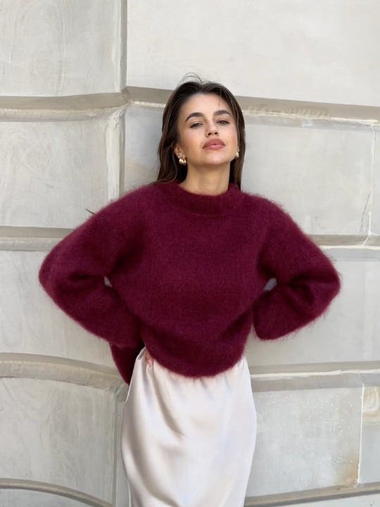 WW | Cozy soft mohair knit sweater