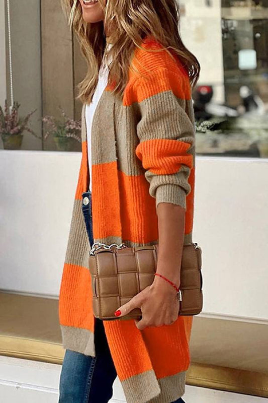WW | Farbblock Strickjacke