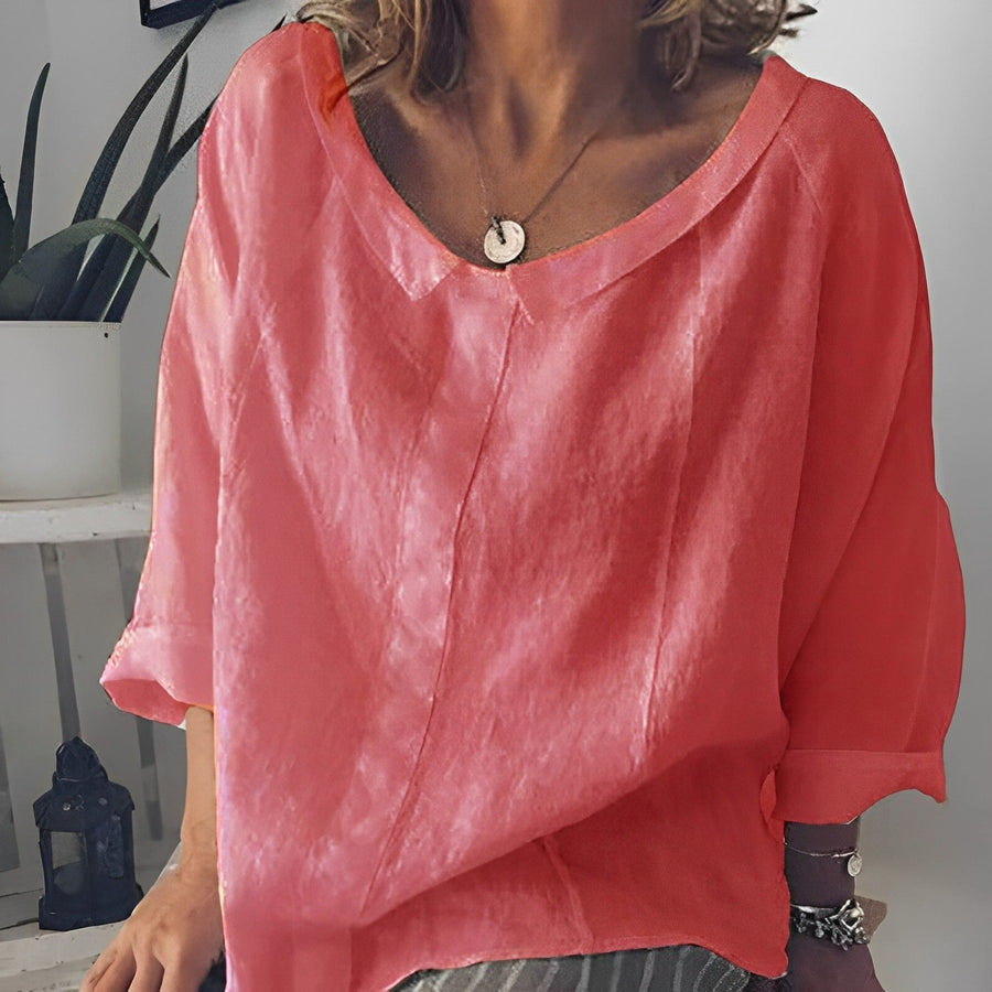 WW | Blouse With Turn-Up Collar