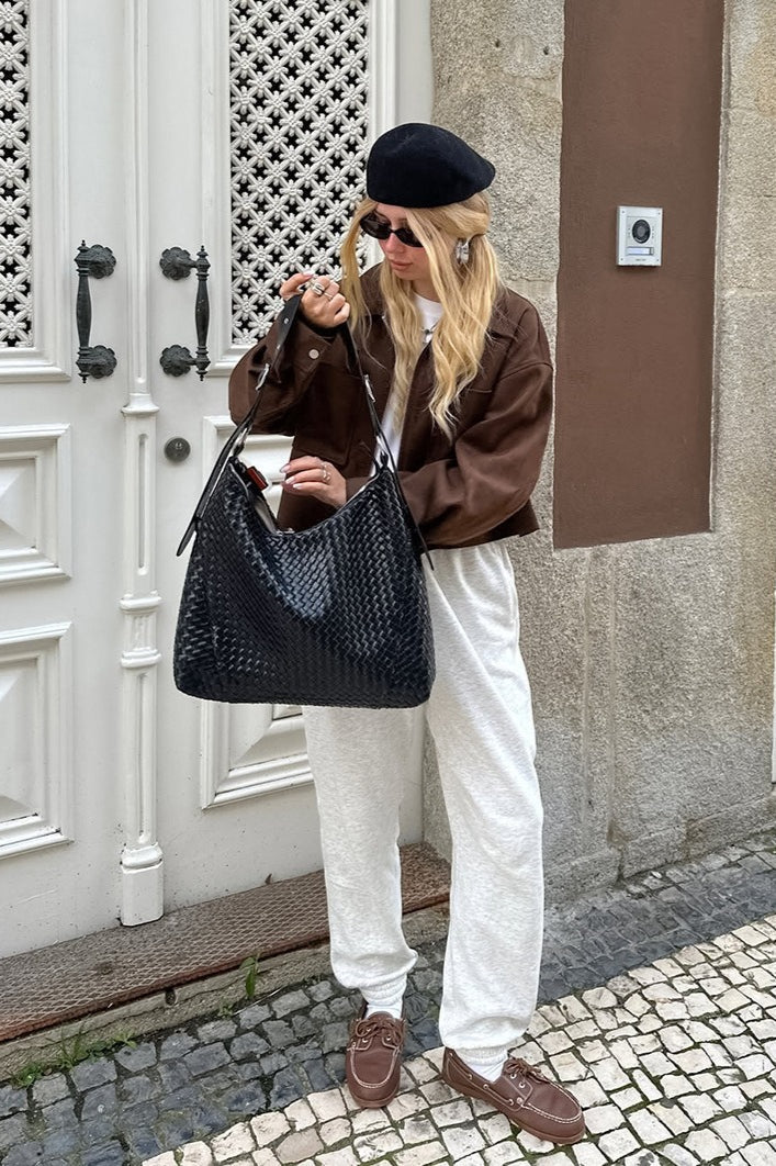WW | Wildleder Oversized Vintage Jacke