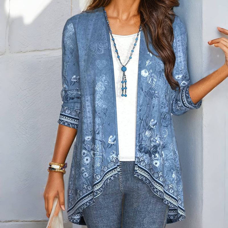 WW | Floral Print Strickjacke