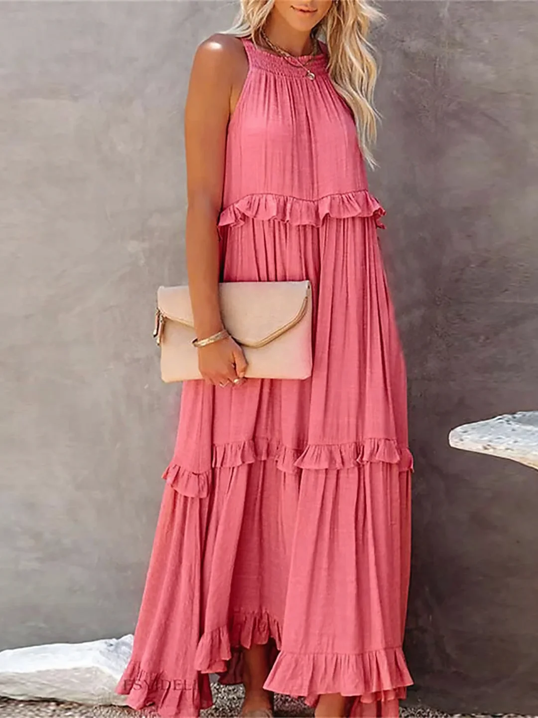 Vesa™ | Flowing Ruffled Dress