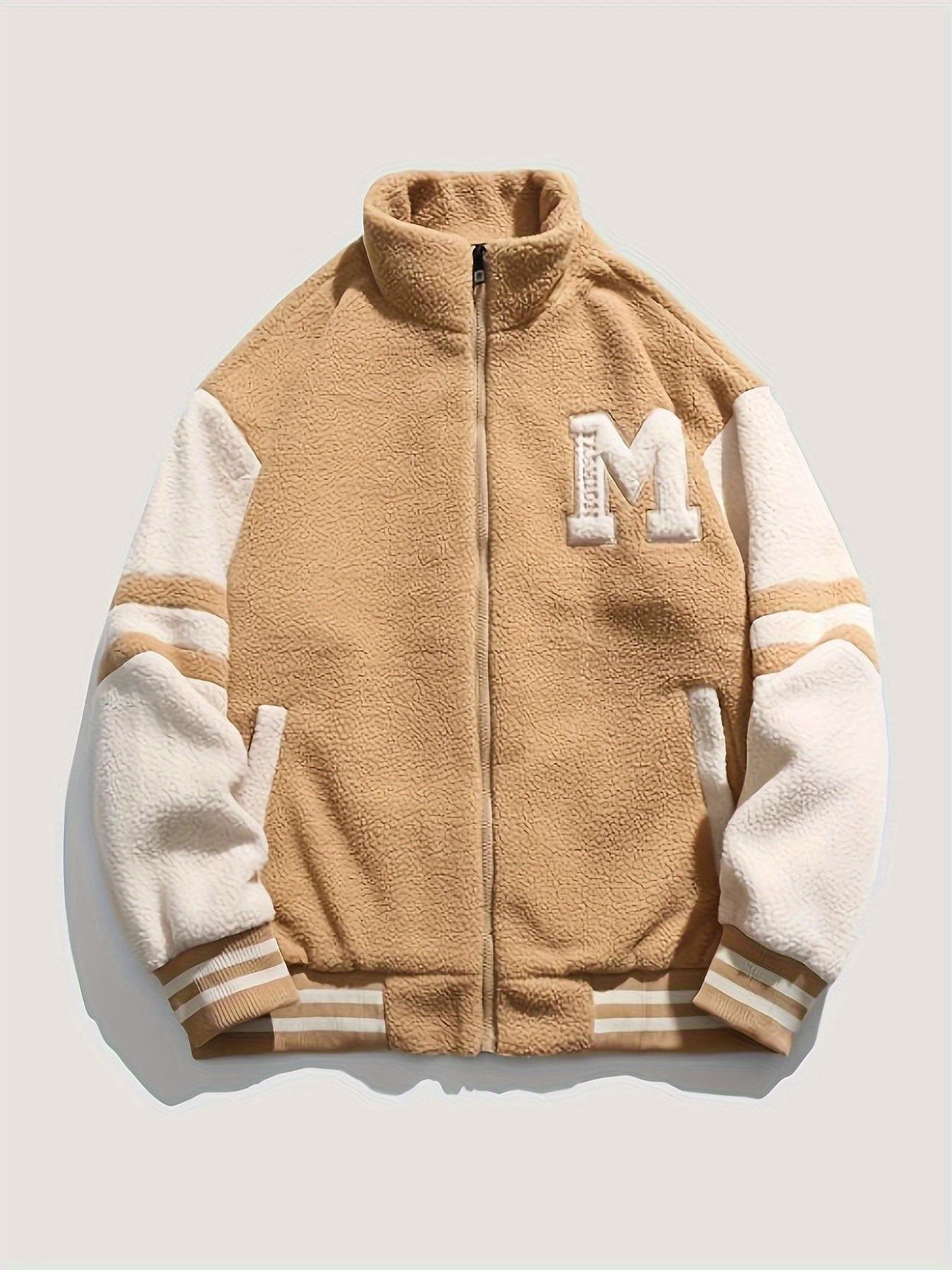 WW | Fleecejacke mit Buchstabenprint