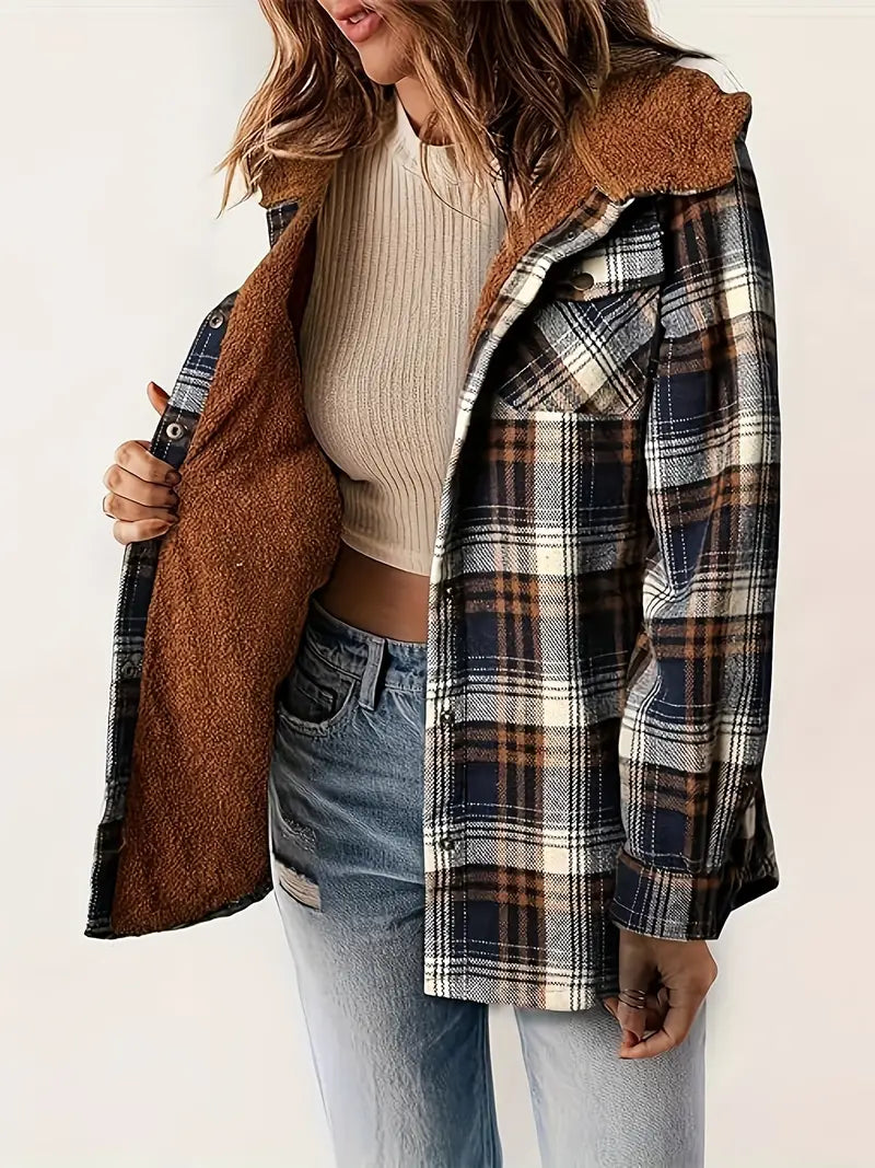 WW | Plaid Zip-Up Jacket