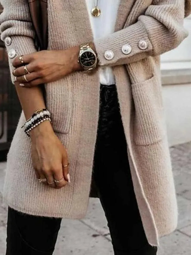 WW | Cardigan with buttons and long sleeves