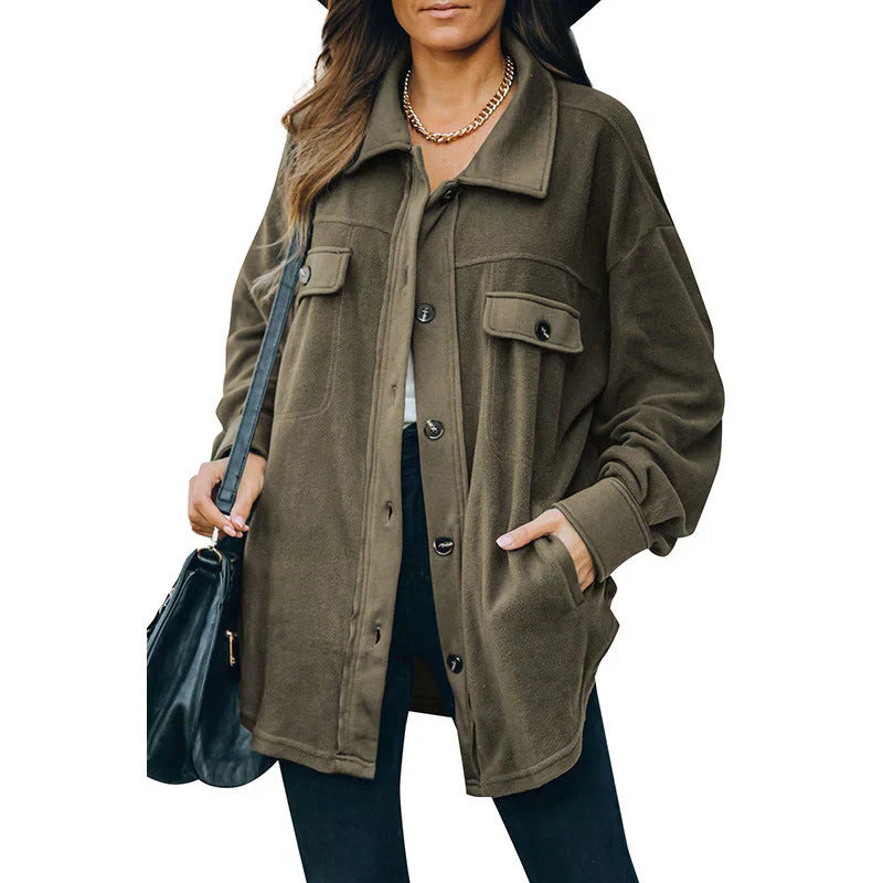 WW | Fleece Button-Up Jacket