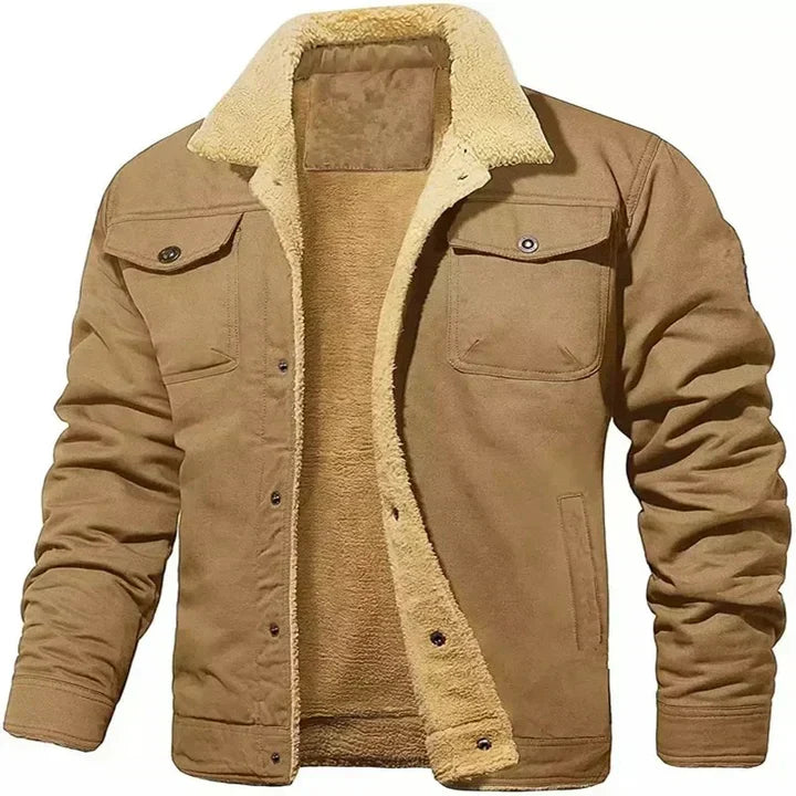 WW | Casual-Woll-Bomberjacke für Herren - Perfekt für informelle Tage