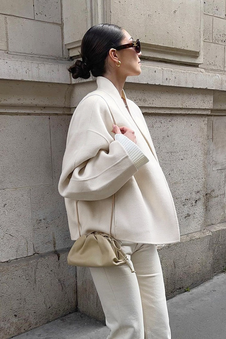 WW | Fit Beige Wool Jacket
