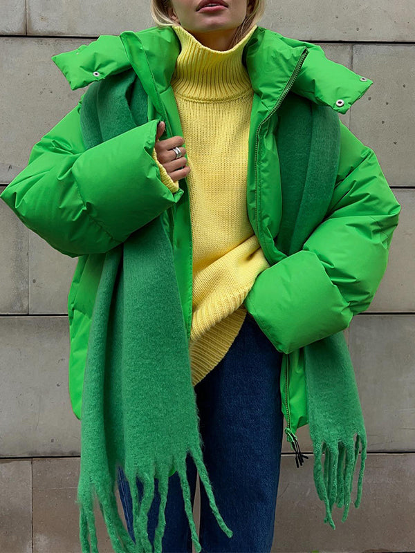 WW | Women's Warm Hooded Puffer Jacket