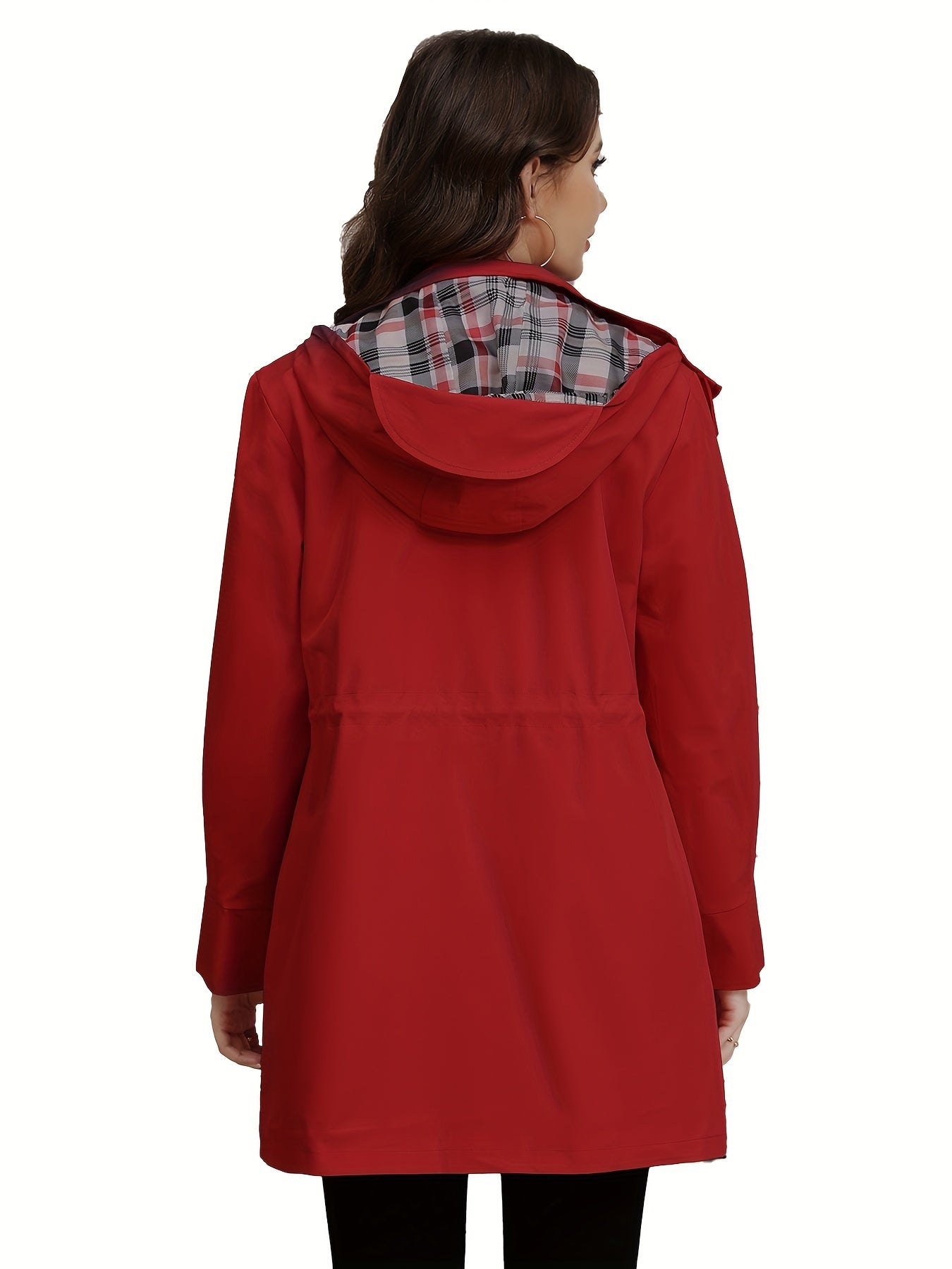WW | Eleganter Hoodie-Mantel für Frauen mit Taschen
