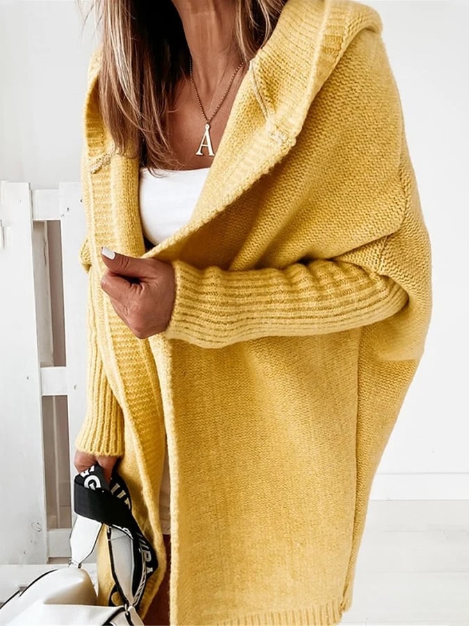 WW | Mid-length hooded jacket with regular seams