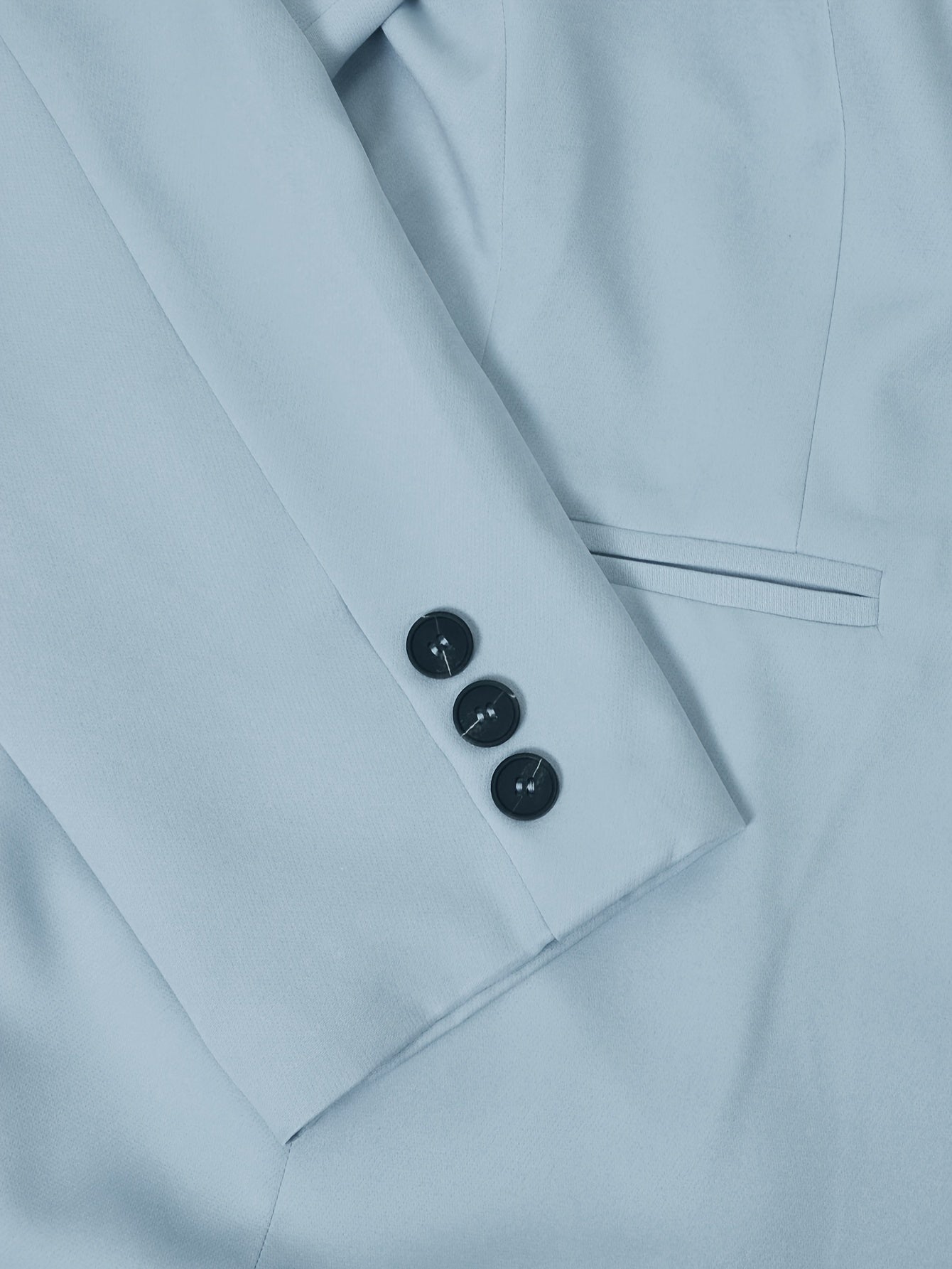WW | Women's Blazer with Button Details and Trousers Outfit Set - For Formal Occasions