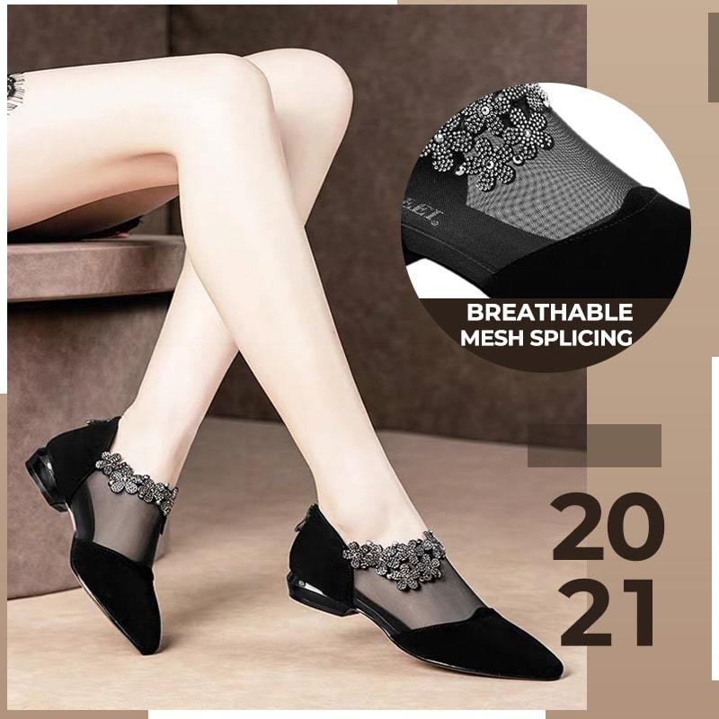 Luna | Pumps With Chunky Rhinestone Heel