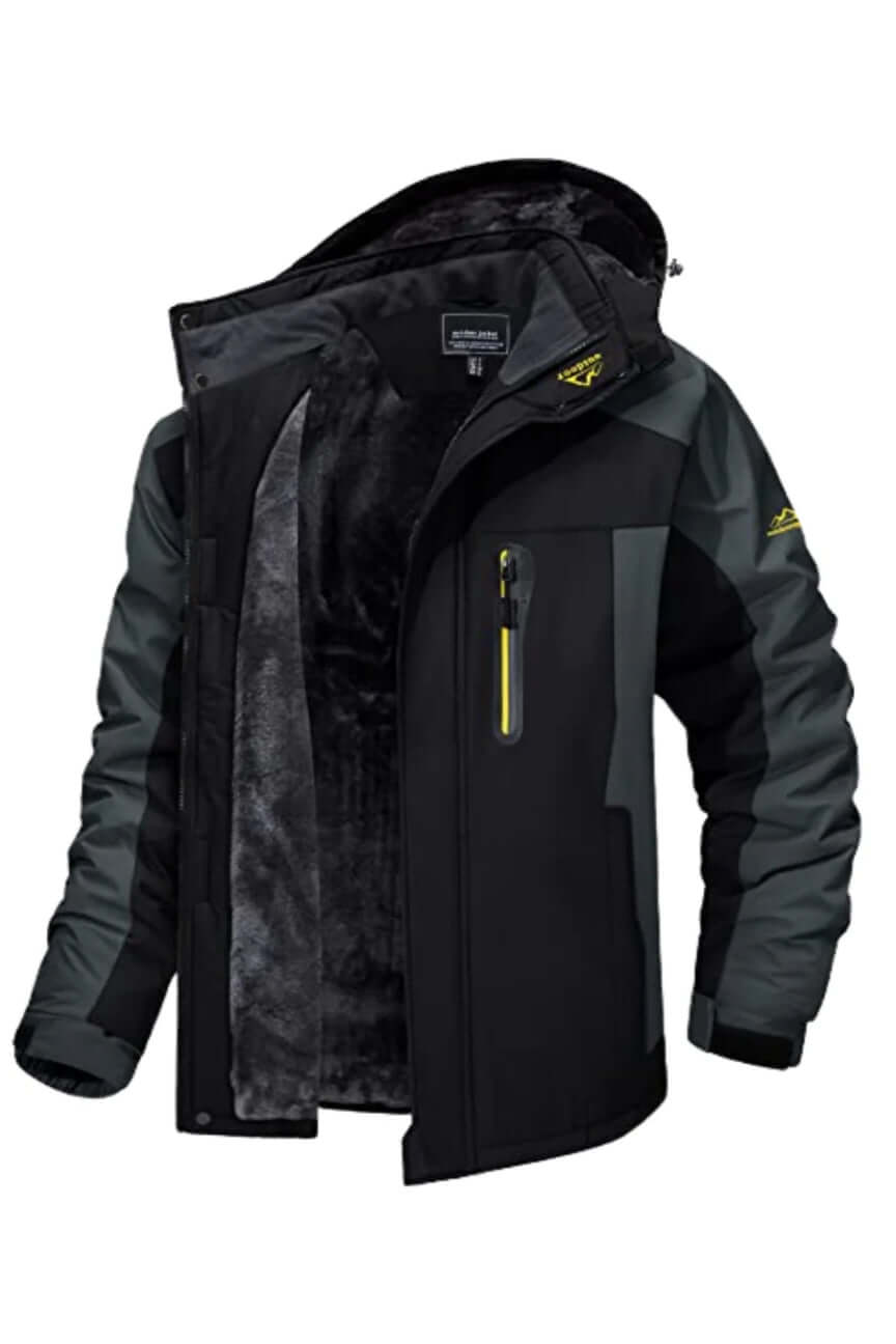 WW | Herren wasserdichte fleecegefütterte Winterjacke