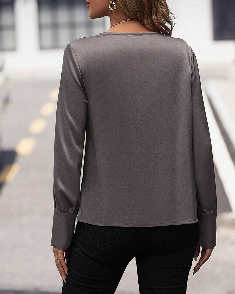 WW | Blouse with pleats