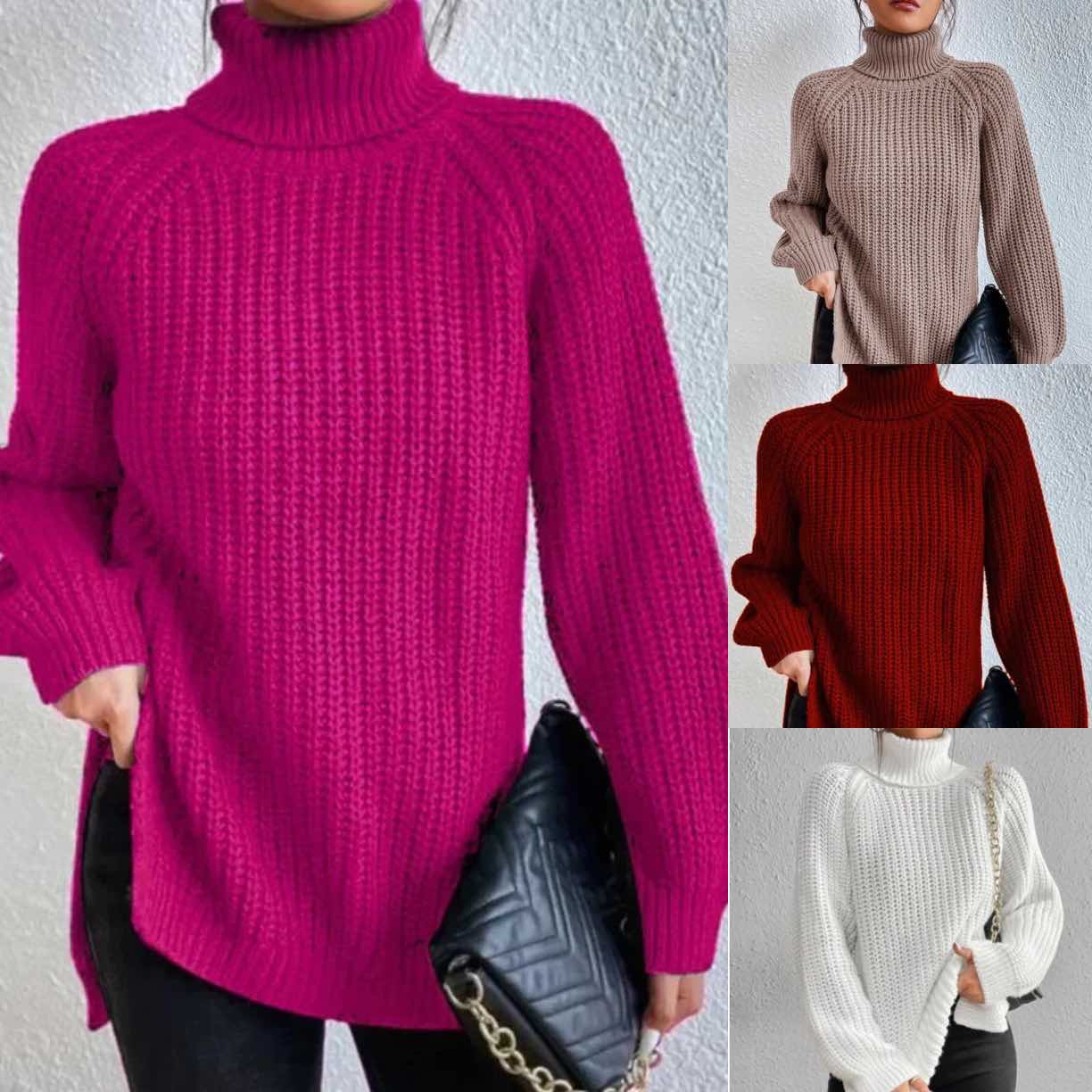 W&W - Cozy Knitted Turtleneck Sweater