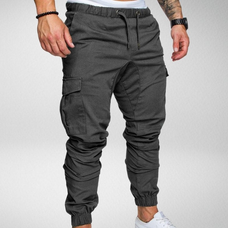 WW | Trousers with Elastic Waistband and Large Side Pockets