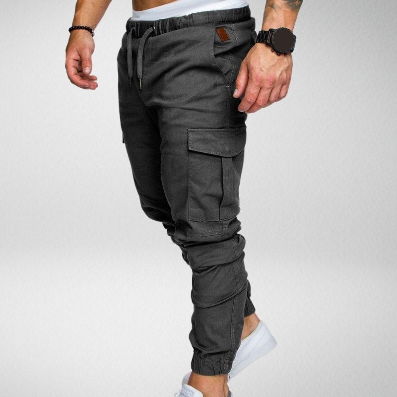 WW | Trousers with Elastic Waistband and Large Side Pockets
