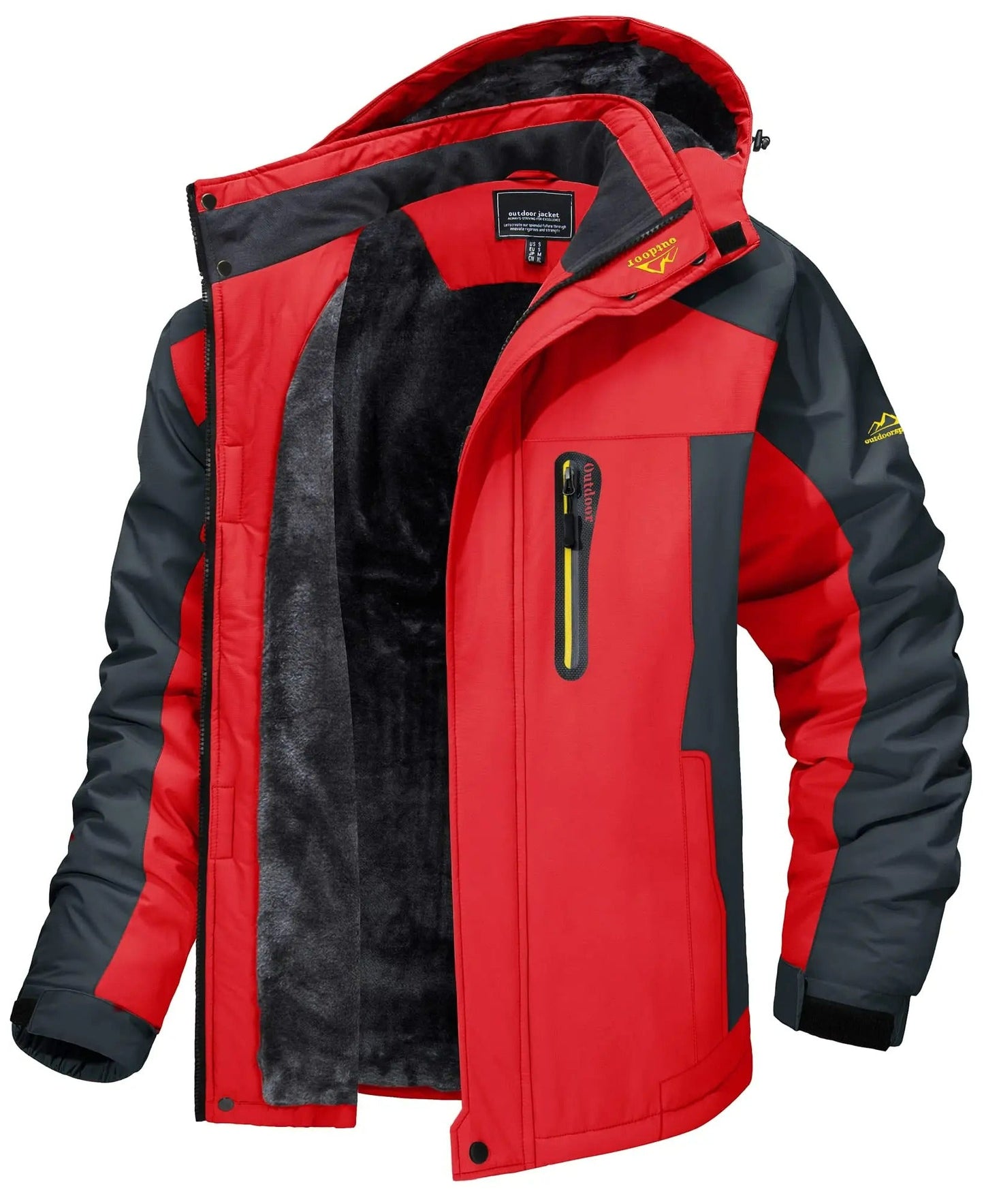 WW | Wasserdichte Jacke mit Fleece-Futter