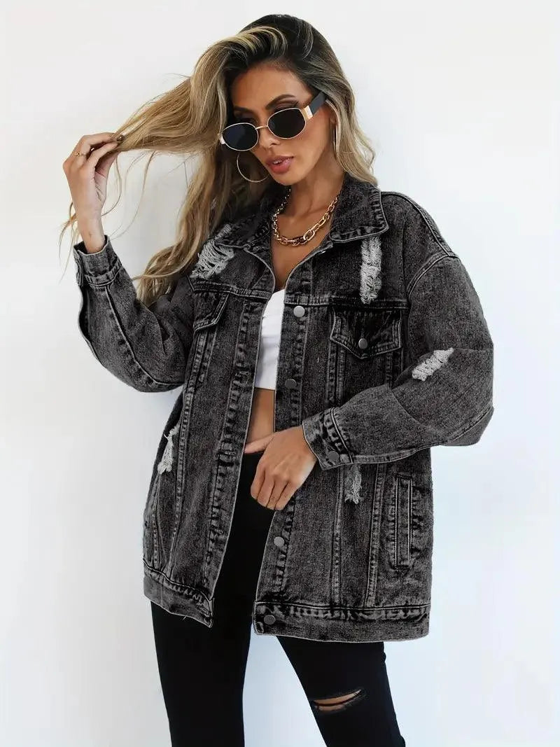 WW | Oversized Denim Jacket for Women