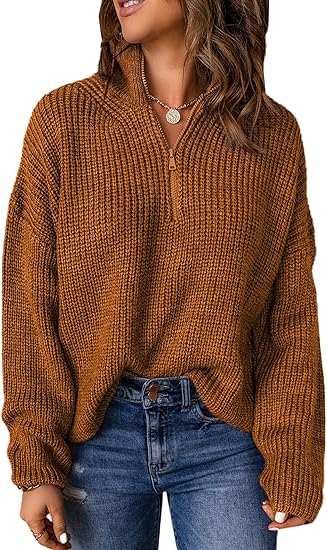 WW | Eleganter Damenpullover mit V-Ausschnitt und Polo-Kragen