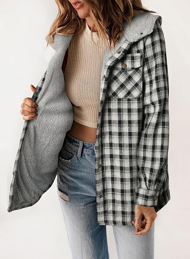 WW | Plaid Lined Shirt Jacket