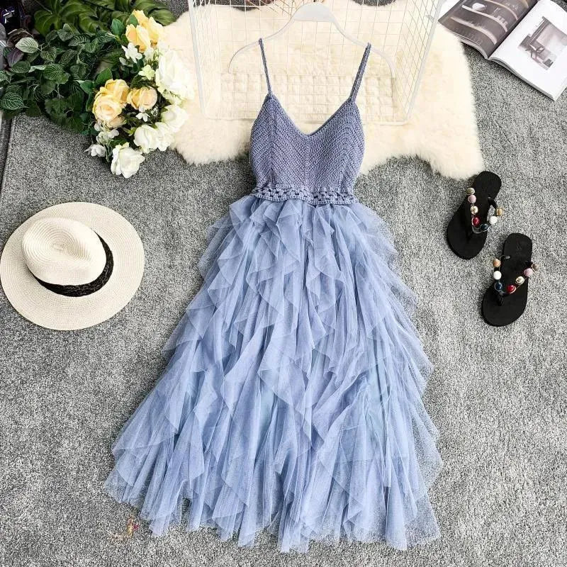 WW | Kleid aus Netzschlaufe