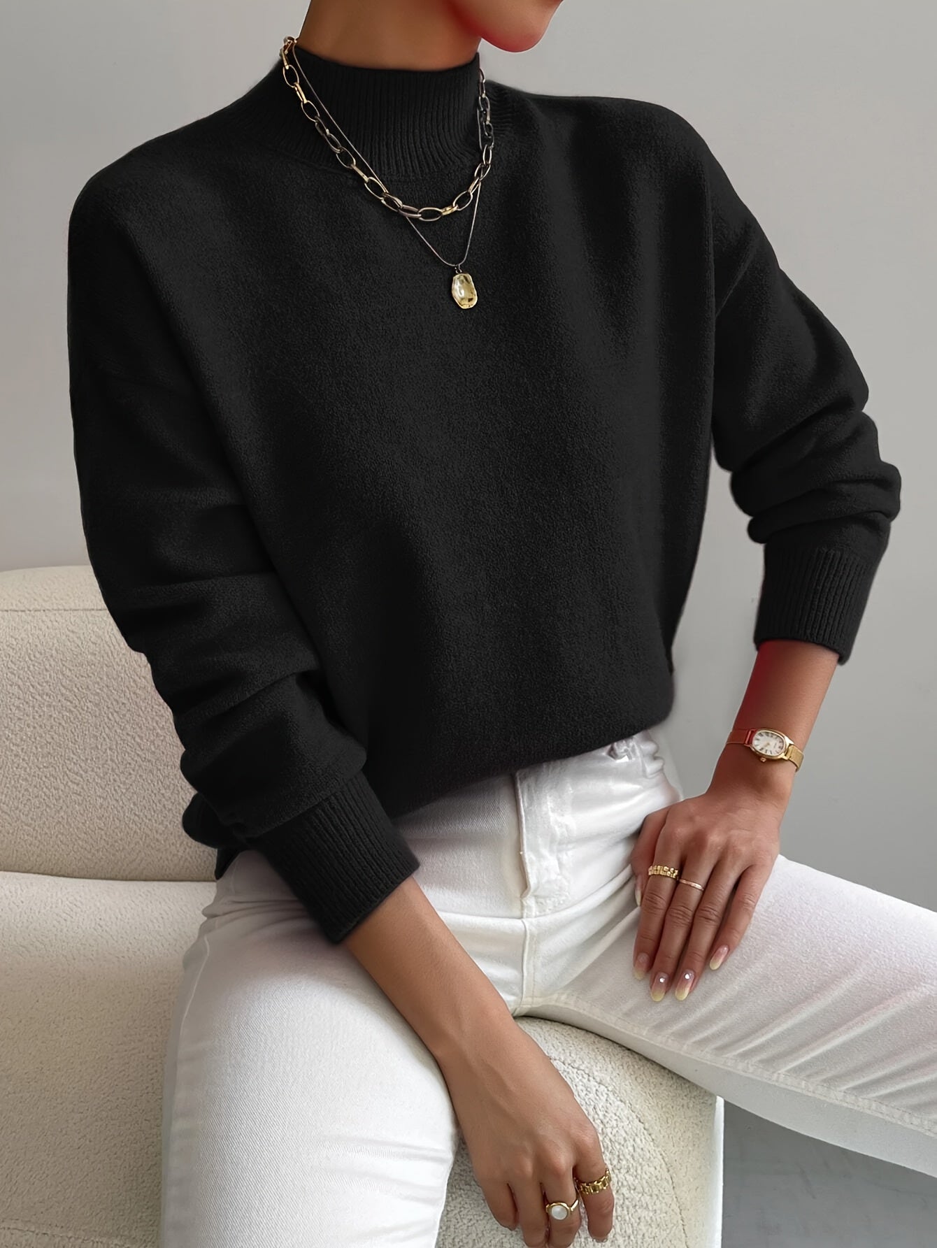 WW | elegant turtleneck sweater