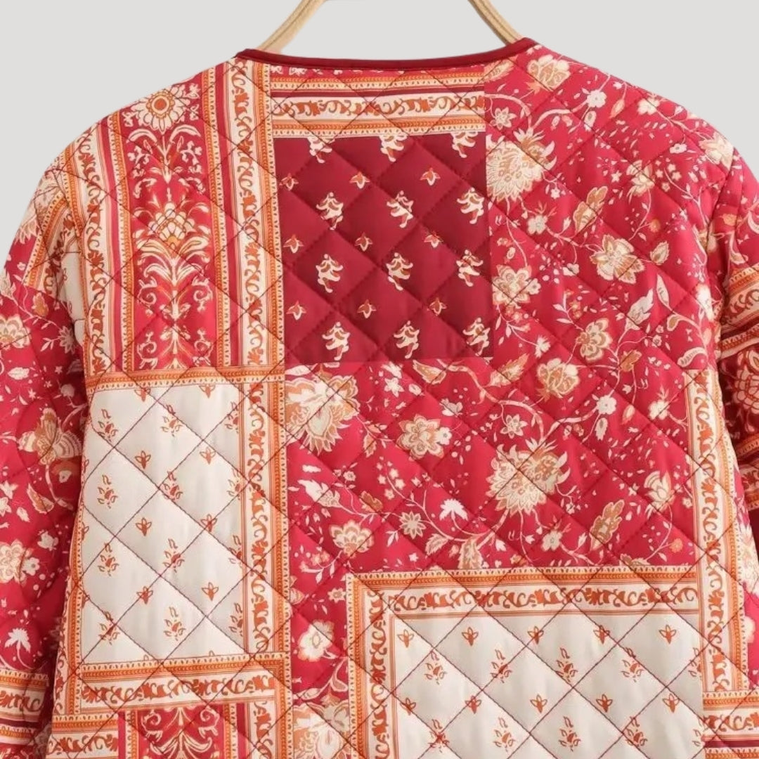 WW | Women's Lightweight Summer Quilted Jacket – Printed Boho Style