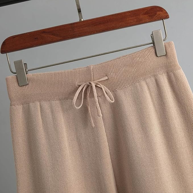 WW | Elegant Ice Silk Short-Sleeved Two-Piece Set