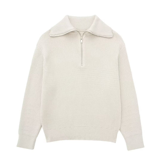 WW | All Match Wollpullover Mit Offenem Kragen