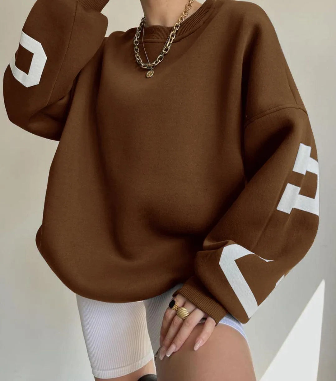 WW | Women's jumper with casual print