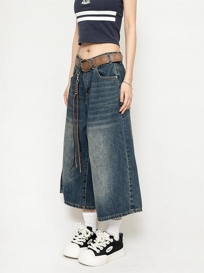 WW | Weite Denim Culotte