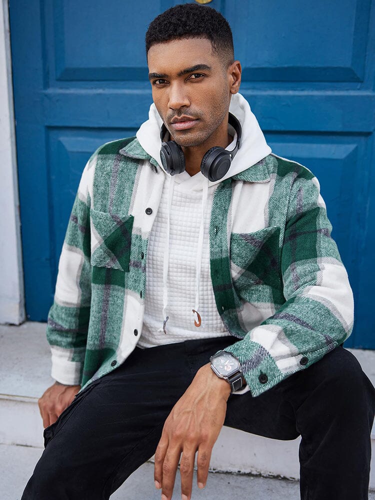 WW | Herren Karierte Freizeitjacke - Mit Knöpfen