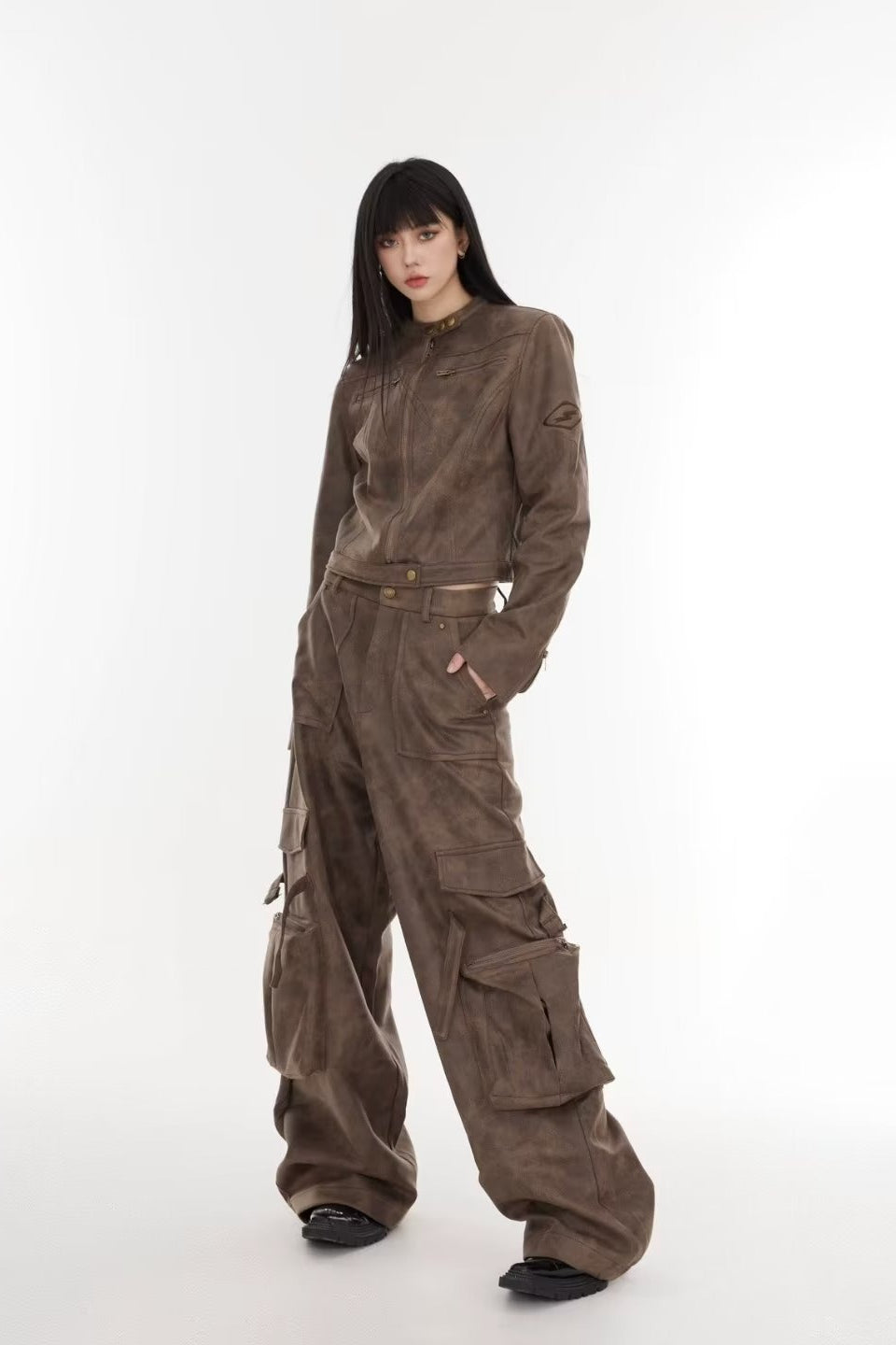 WW | Batik Stand-Up Collar Jacket