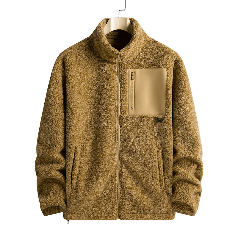 WW | Männer Fleecejacke mit Kragen