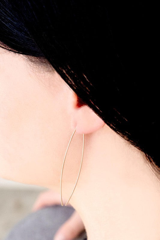 WW | Arc Threader Earrings