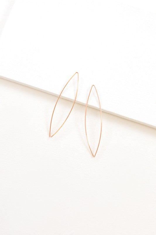 WW | Arc Threader Earrings