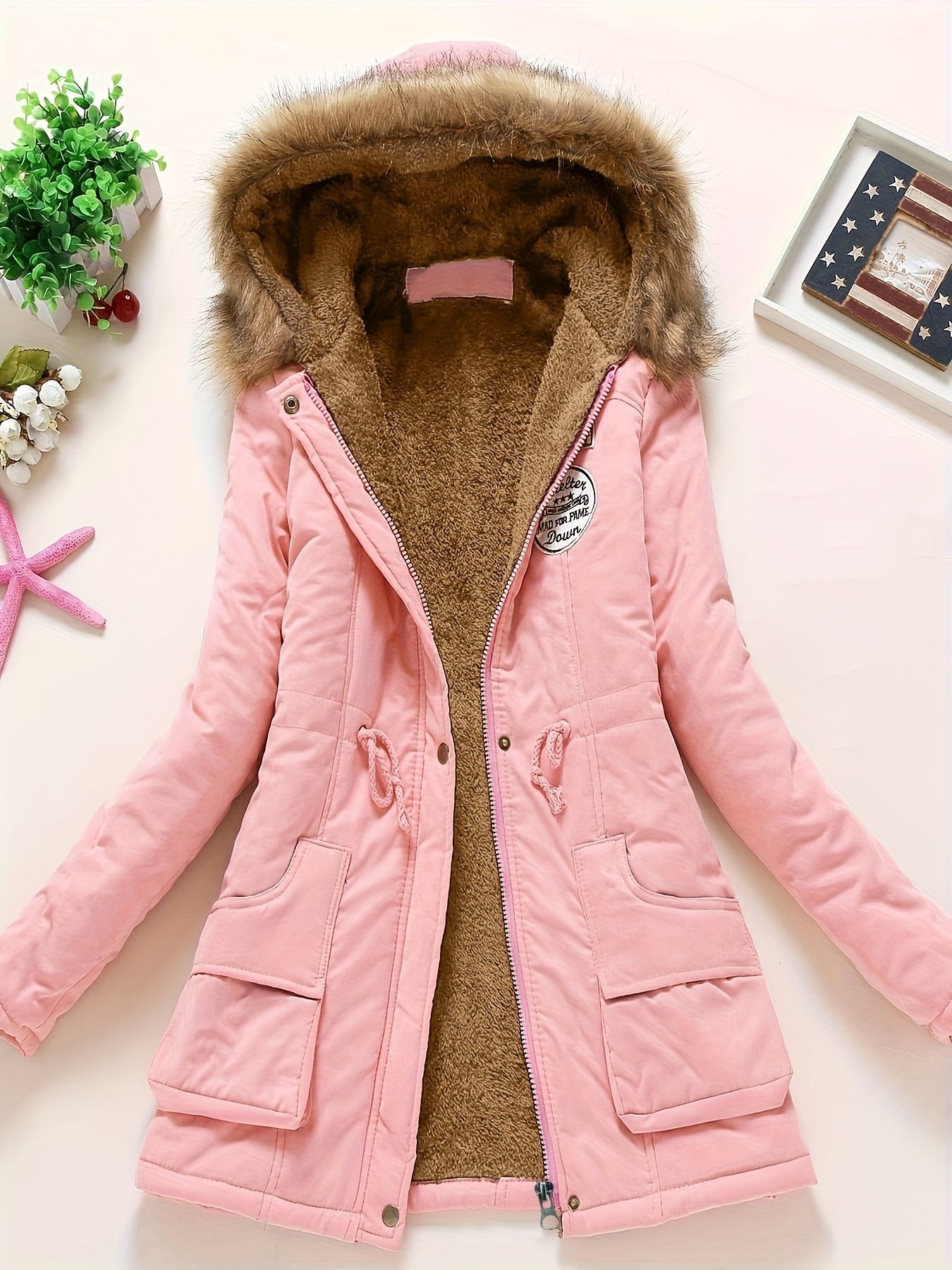 WW | Long Hooded Puffer Winter Jacket for Women - Perfect for Cold Days