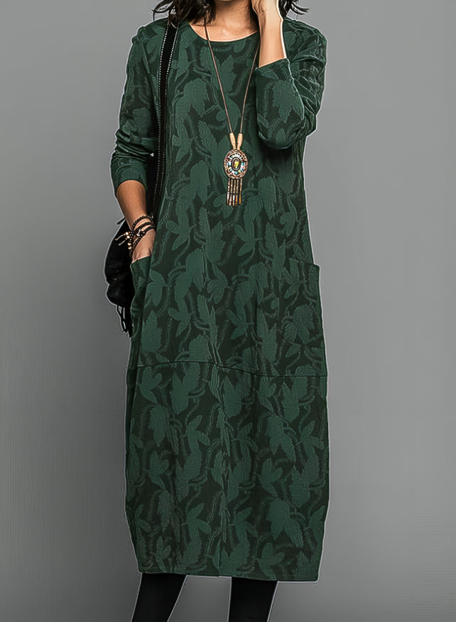 WW | Casual Round Neck Winter Dress