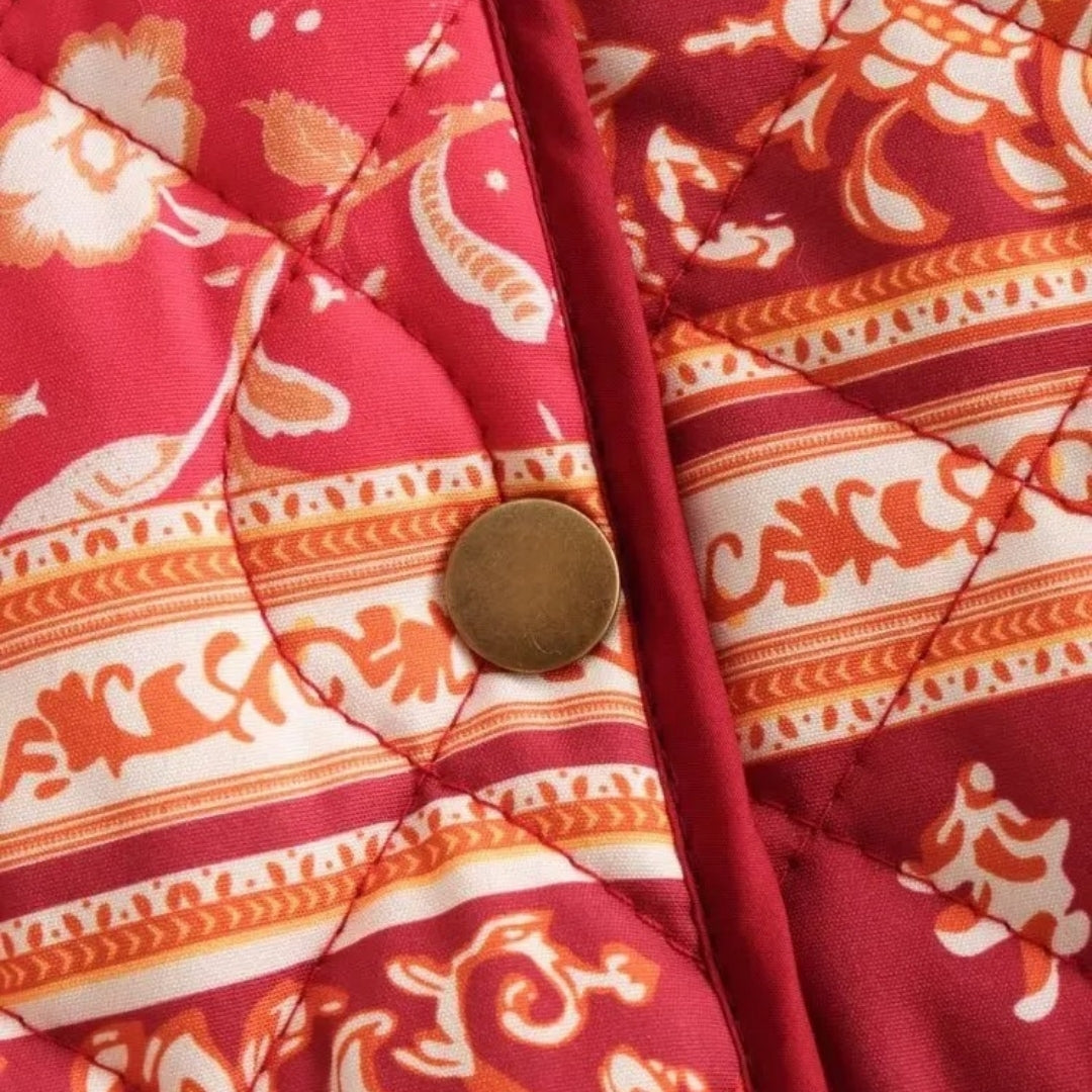 WW | Women's Lightweight Summer Quilted Jacket – Printed Boho Style