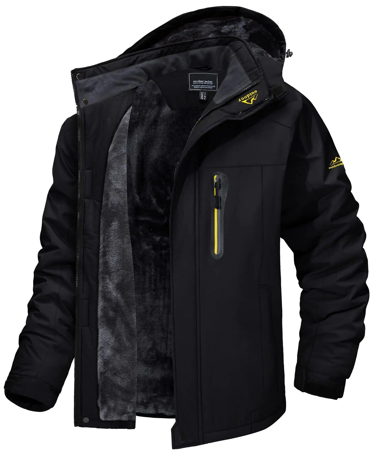 WW | Wasserdichte Jacke mit Fleece-Futter