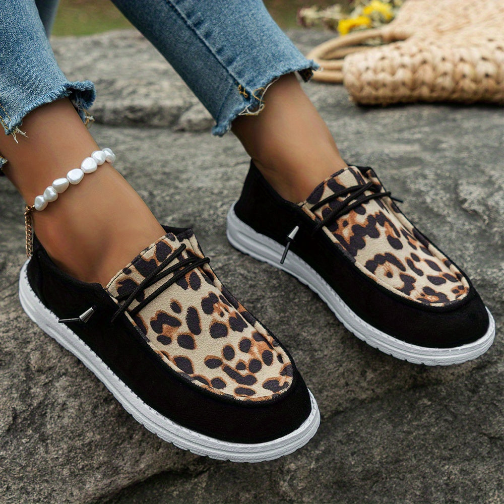 Isla – Leisure Shoes with Leopard Print